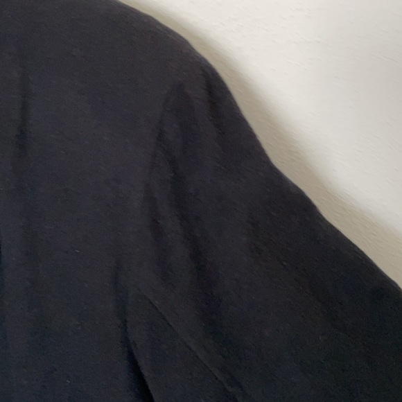 Vintage Adolfo Black Wool Blend Oversized Blazer - Picture 6 of 8